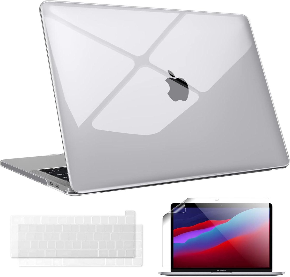 Beschermhoes Laptop - Hard Case - Dagelijks Gebruik - Ultradun Ontwerp - 13 Inch - Transparant