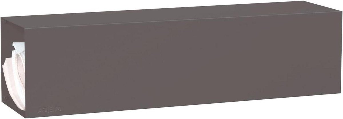 Krantenrol brievenbus - Posthouder - Post ontvangen - Gepoedercoat staal - 43 cm breed - Beige grijs