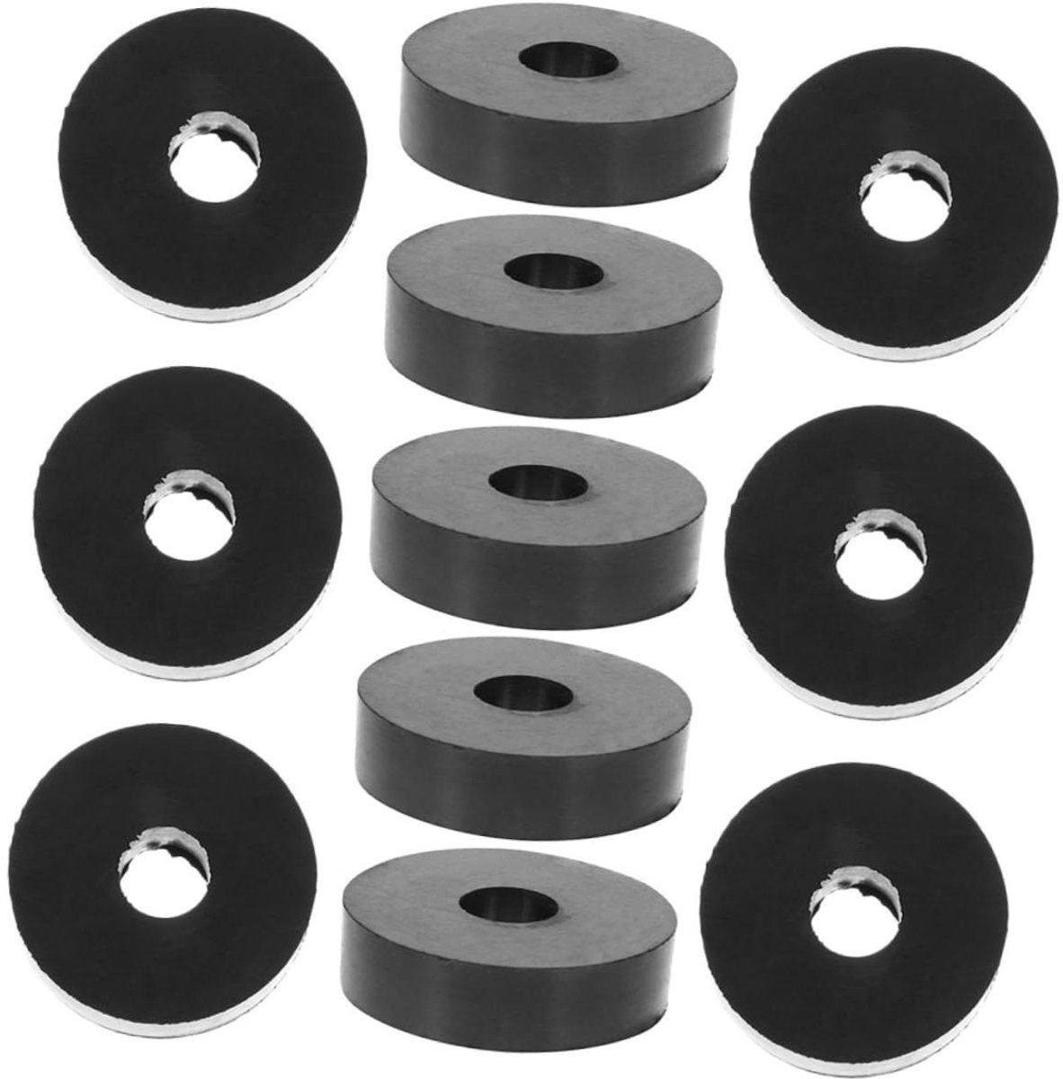 Rubberen Ringen - Trillingsdempers - Apparatuur Dempen - Antislip Ontwerp - 25 Stuks - Zwart