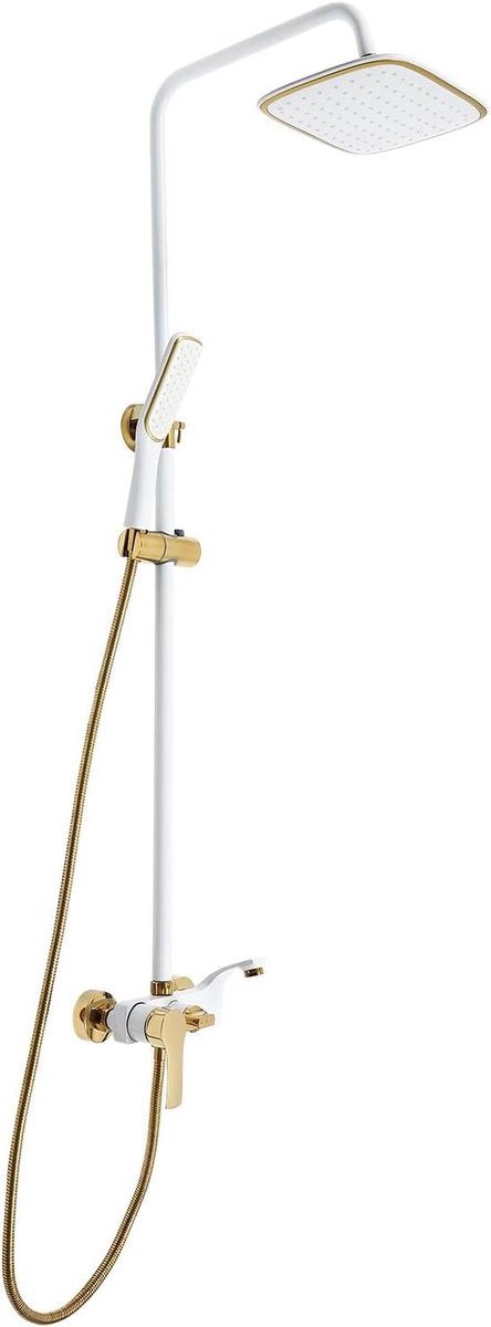 Douche Set - Douchesysteem Wandmontage - Comfortabel Douchen - Drie Waterstanden - 85-125c