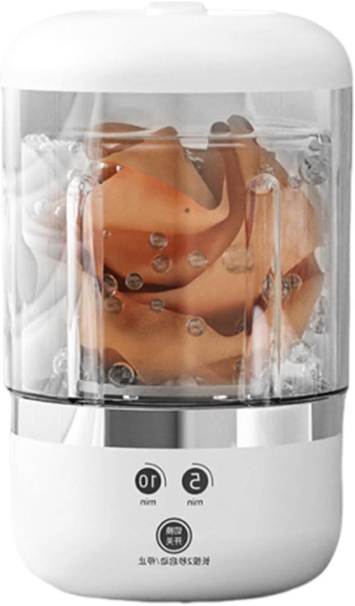 Draagbare Wasmachine Mini Wasmachine Reis Wassen Compact Ontwerp 1000 ml Wit