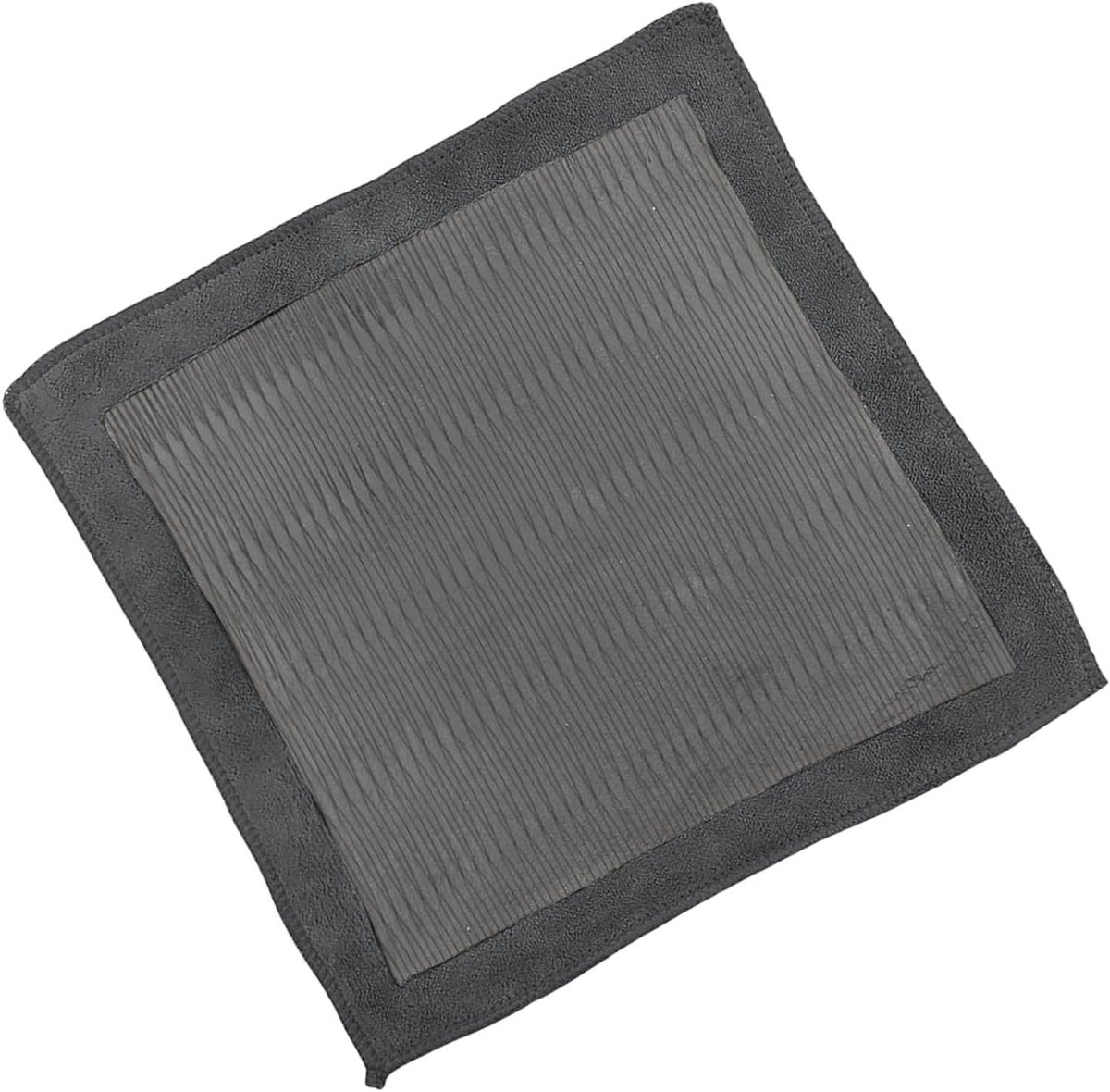 Detailing Doek - Auto Poetsdoek - Voertuig Reinigen - Krasvrije Afwerking - 32 cm - Grijs