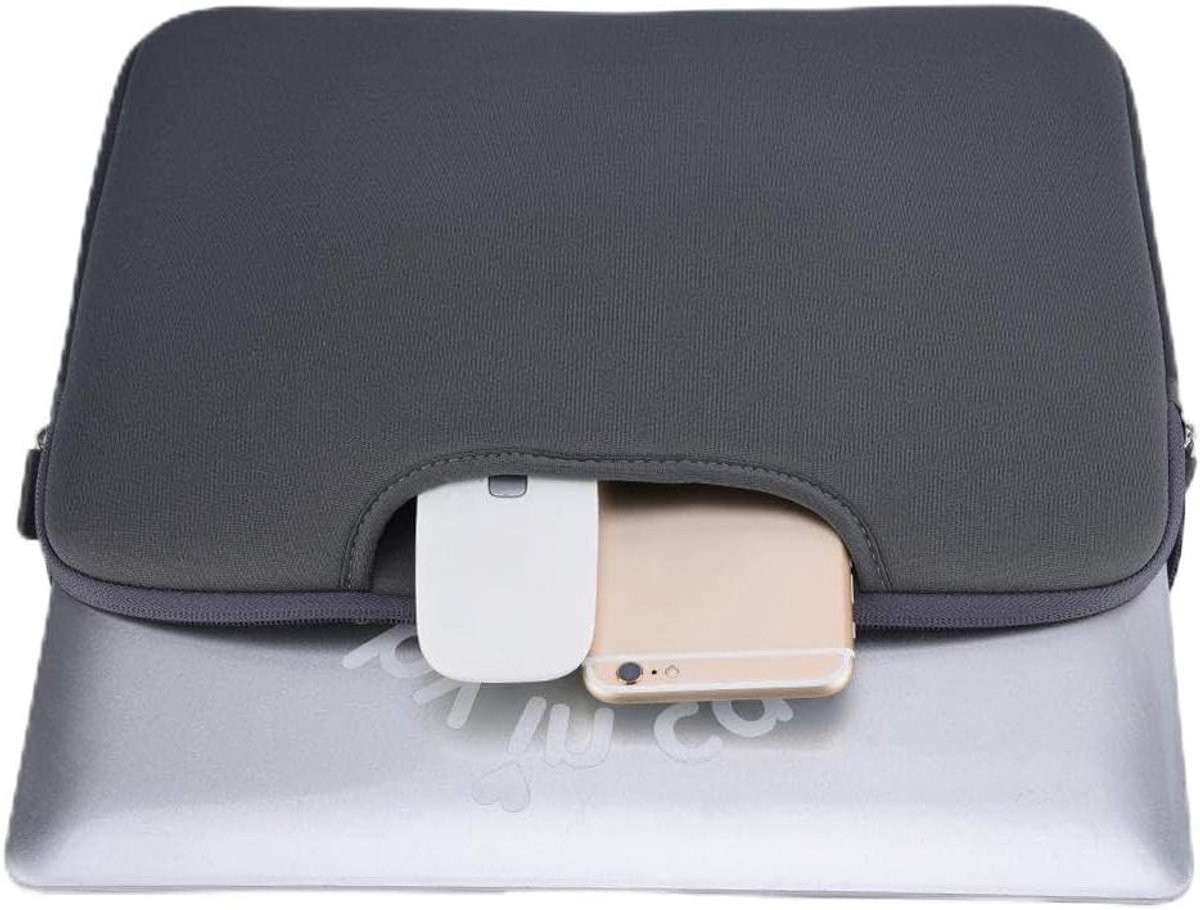 Laptoptas - Notebookhoes - Veilig Transport - 3 Tussenlagen - 15.4 Inch - Zwart
