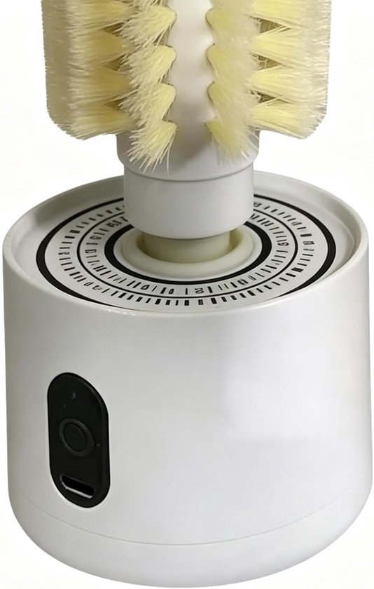 Elektrische Flessenwasser - Borstel Bekers - Schoonmaak Gerei - Handsfree Reiniging - 16 x 10 x 19.5 cm - Niet gespecificeerd — afbeelding 5