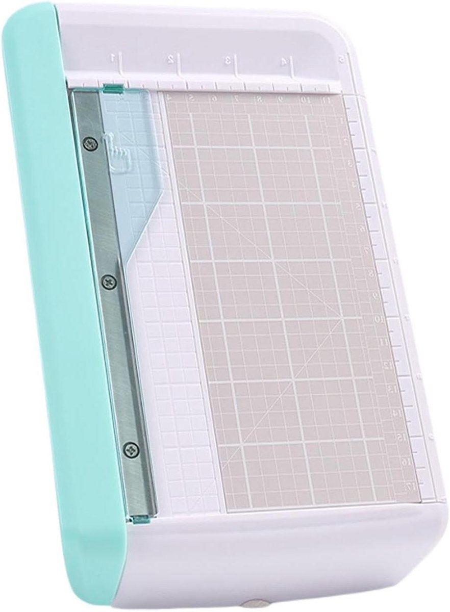 Papiersnijder - Snijplank - Nauwkeurig Snijden - Antislip Onderkant - 18 cm Maaibreedte - Meerkleurig