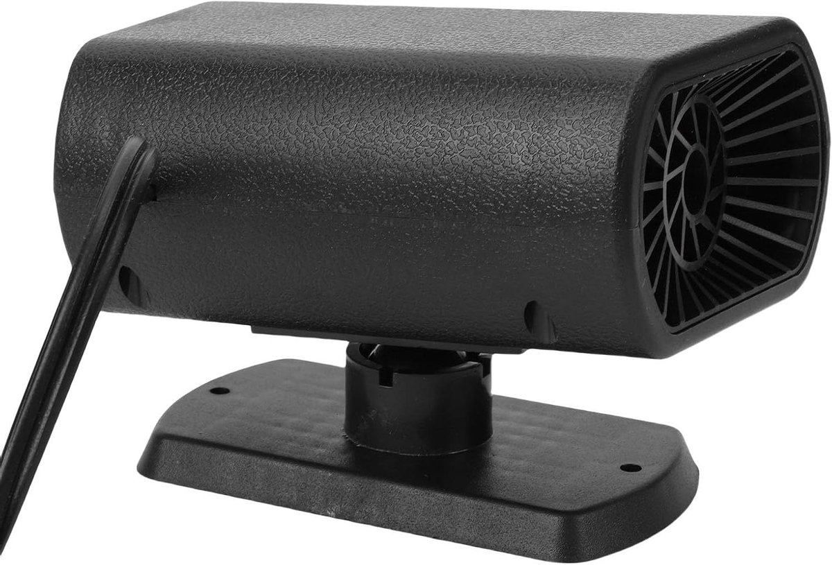Autoverwarmer Defogger - Snelle Ontdooier - Winterse Rit - 200W Directe Warmte - 12V - Zwart