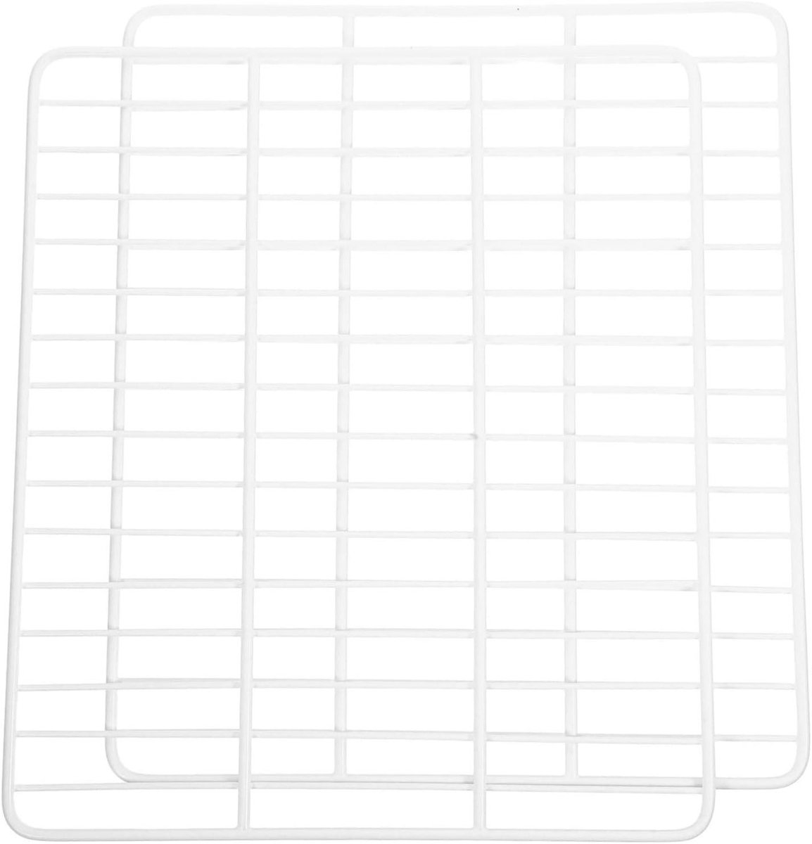 Koelkast Organizers - Vriezer Scheidingsrek - Efficiënte Opberging - Eenvoudige Installatie - 38.5 cm - Wit