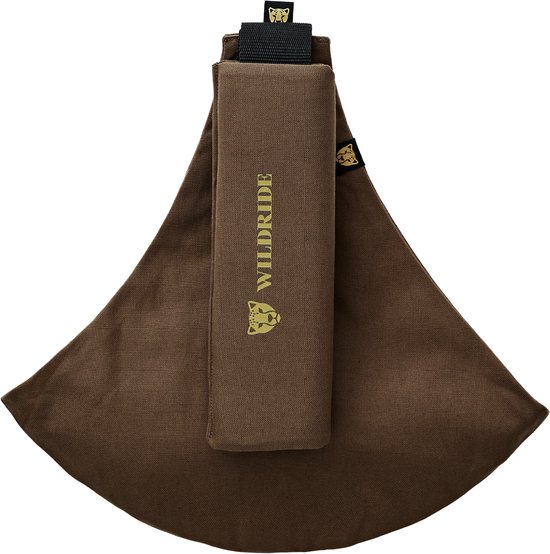Wildride® Kinderdrager - Lichtgewicht & Draagbaar - Heupdrager Voor Kinderen van 9 Maanden tot 4 Jaar - Draagzak voor Baby en Peuter - Baby Carrier - Tot 20 kg - Koffie