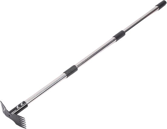 Onkruidsteker Lange Steel - Tuin Hulp - Onkruid Verwijderen - Verstelbare Hoek - 113.5 cm - Zilver — afbeelding 5