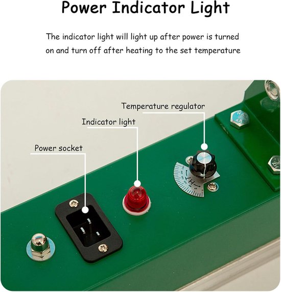 Biljartmat Strijkijzer - Pooltafel Onderhoud - Spelonderhoud Verbeteren - Constante Temperatuur - 670 mm - Zwart — afbeelding 5