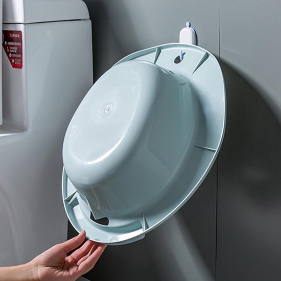 Zitbad Toilet - Bassin Bekken - Herstel Na Bevalling - Anti-overloop Gat - 39 cm - Lichtblauw — afbeelding 4