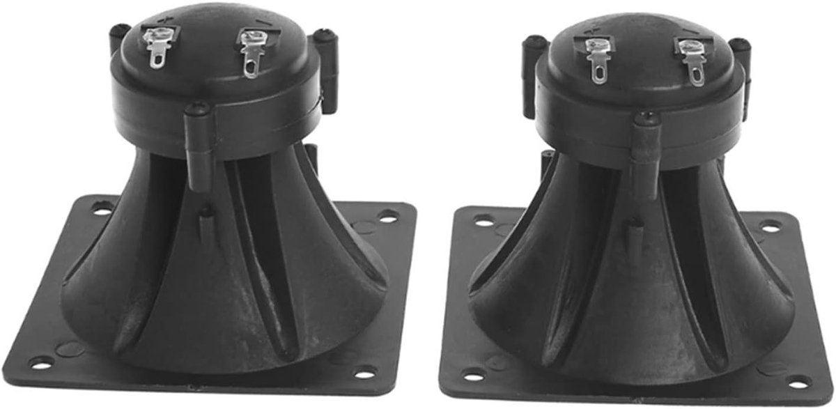 Tweeter Luidspreker - Keramische Speaker - Geluid Verbeteren - Hoge Gevoeligheid - 8.6cm Breed - Zwart