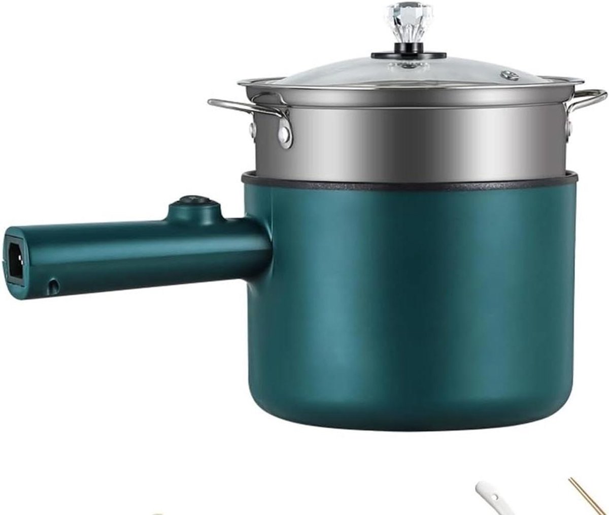 Elektrische Kookpot - Mini Pan - Snel Koken - Transparant Deksel - 1.8 Liter - One Color
