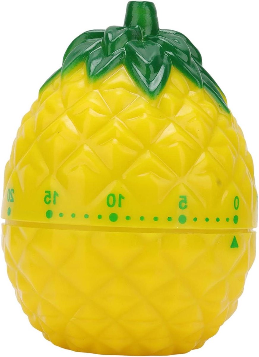 Kookwekker Ananas Vorm - Keuken Timer - Koken en Bakken - Mechanisch Geen Batterijen