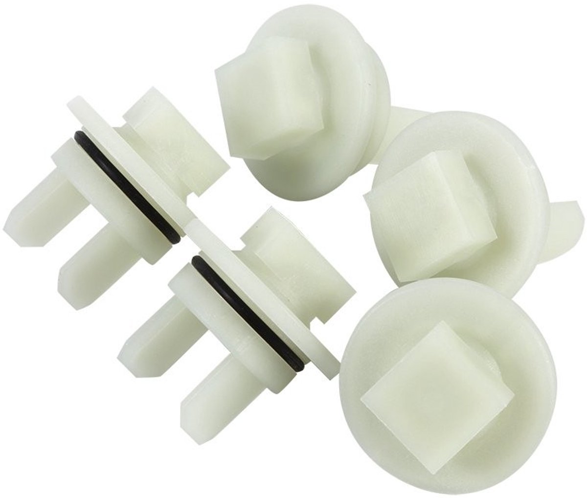 Dailygoods - Dailygoody - Vleesmolen Tandwielen - Plastic Onderdelen - Hoogwaardige kwaliteit - Wit - Geschikt voor Siemenz MF155 - Vleesmolen Gear Mouw - 5 stuks