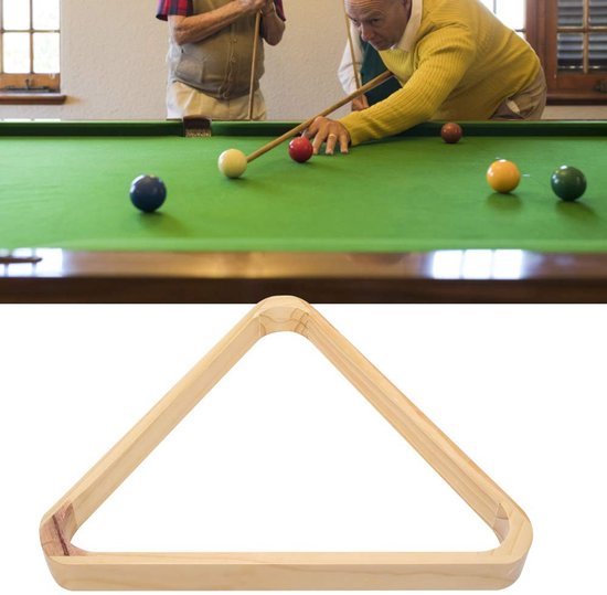 Dailygoods - Cosensi - Dailygoods - Dailygoody - Biljart Triangle - Houten Pooltafel Rack - Geschikt voor Snooker en Pool - Ideaal voor Biljartliefhebbers - Perfecte Accessoire - Duurzaa... van Dailygoods — afbeelding 4
