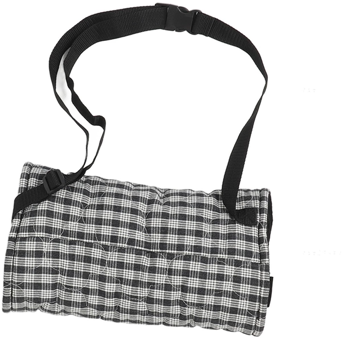 Dailygoods - Dailygoody - Handwarmertas - Handwarmerzakje - Windbestendig en warm - 31x19 cm - Verstelbare riem - Unisex - Katoen en polyester