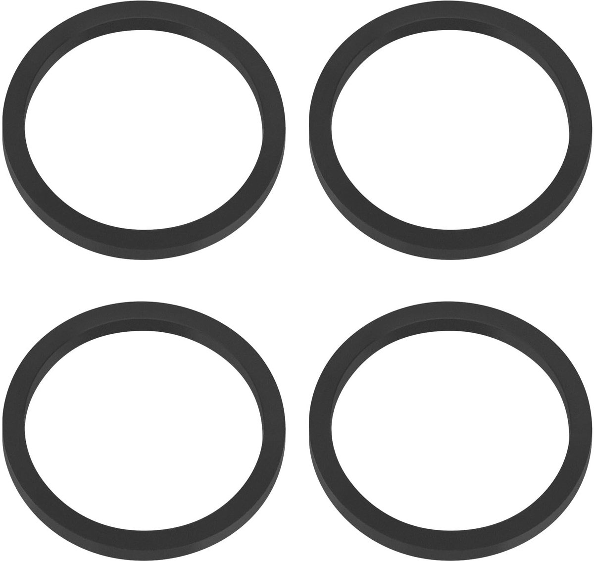 Dailygoods - Dailygoody - Disc Brake Caliper Sealing Rings - Vervangingsset voor remklauw - Zwart - Pistonringen - Geschikt voor Shimano - 4 stuks