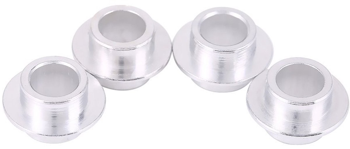 Dailygoods Dailygoody Skates Bearing Spacer 15 Stuks Roestvrij Staal Accessoires voor Skateboard en Longboard Zilver