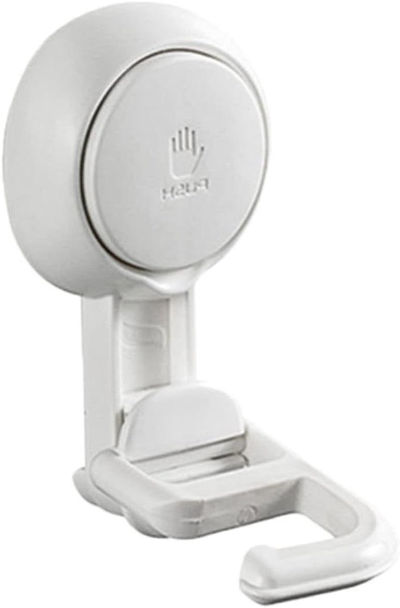 Dweilhouder - Bezemklem - Opbergen - Zonder boren - 11.5 cm - Wit