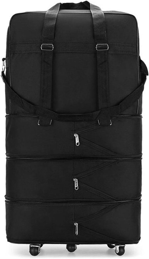Reis Koffer - Bagage tas - Zakenreis - Uitbreidbaar ontwerp - 80 cm - Zwart