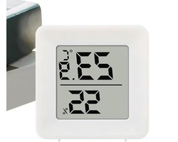 Vochtmeter | Hygrometer op Batterijen | Sensor Voor Binnen Temperatuur En Vochtigheid - voor Terrarium Incubator Huis Kantoor Garage Kas Binnen Buiten