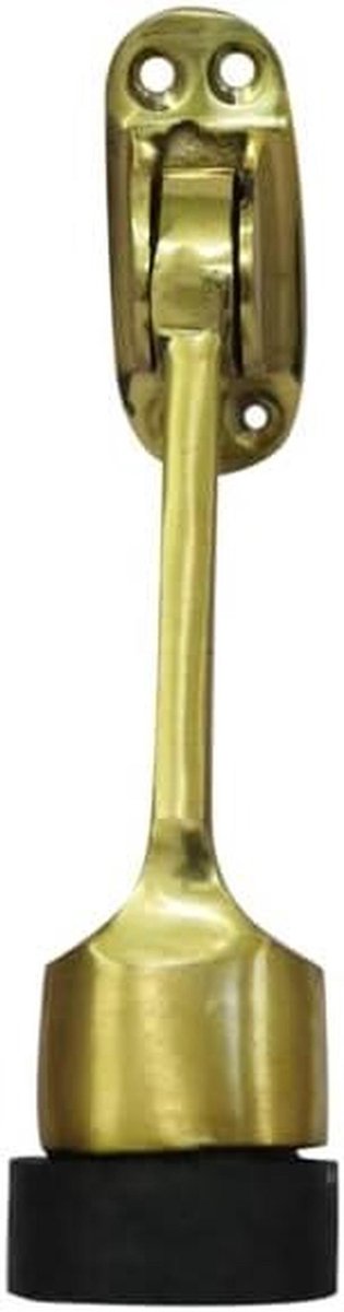 Deurstopper Metaal - Vloerstopper Deur - Deur Open Houden - Voetbediening - 12.7 cm Lengte - Goud