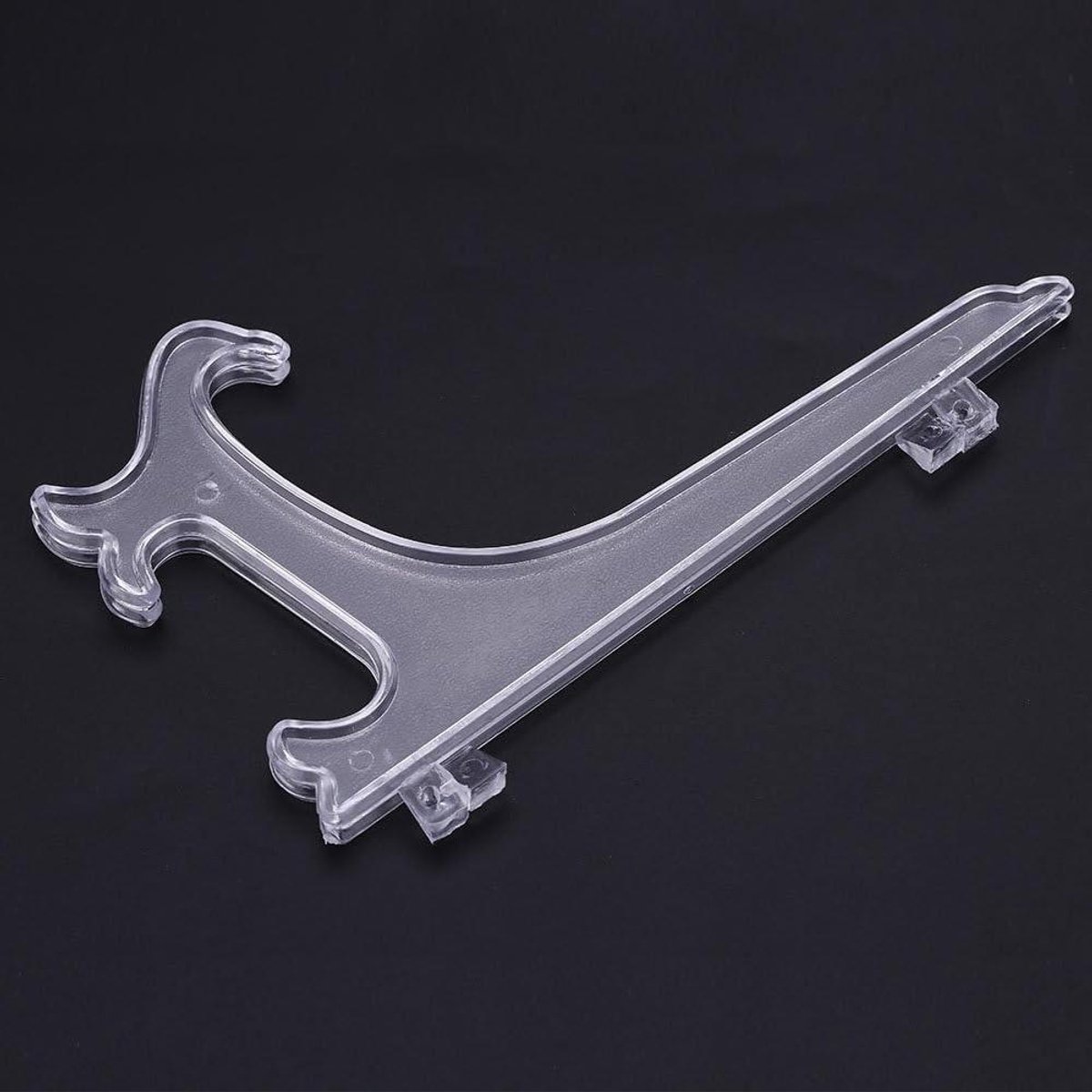 Plaathouders - Displaystandaard - Decoratief Tonen - Verstelbare Hoek - 175 cm - Wit