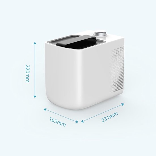 IJsmachine - Dessertmaker - Zelf ijs maken - Automatisch zonder voorkoeling - 500ML capaciteit - Rood — afbeelding 3