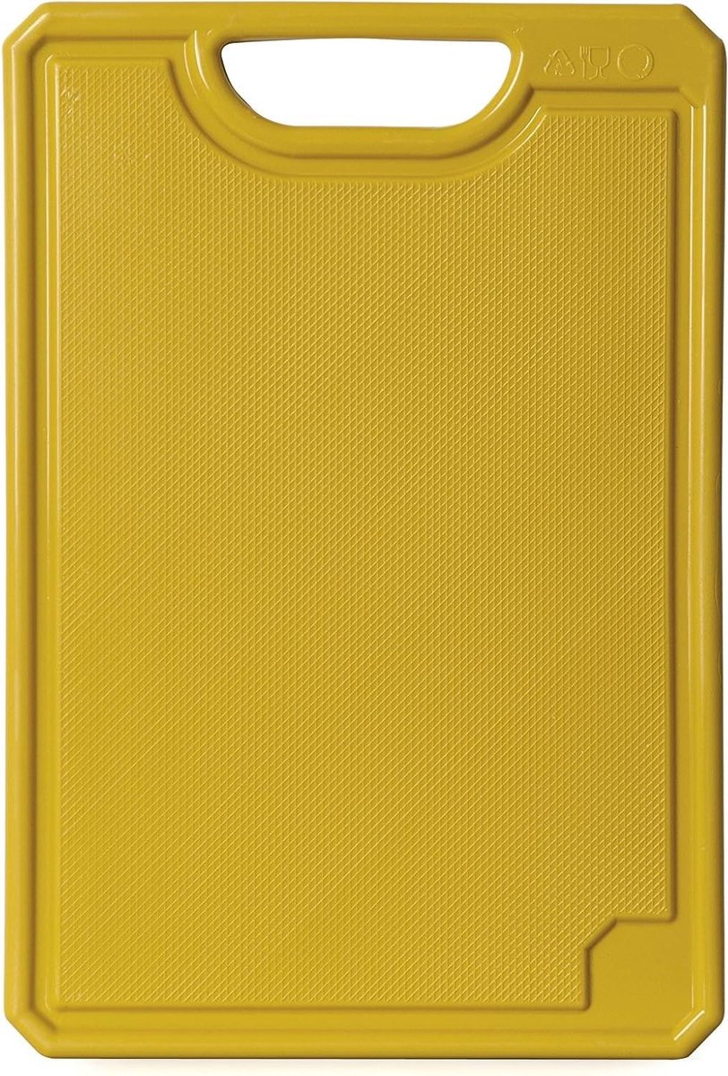 Snijplank - Hakplank Keuken - Voedsel Bereiden - Duurzaam Melamine - 37 x 25.5 cm - Geel