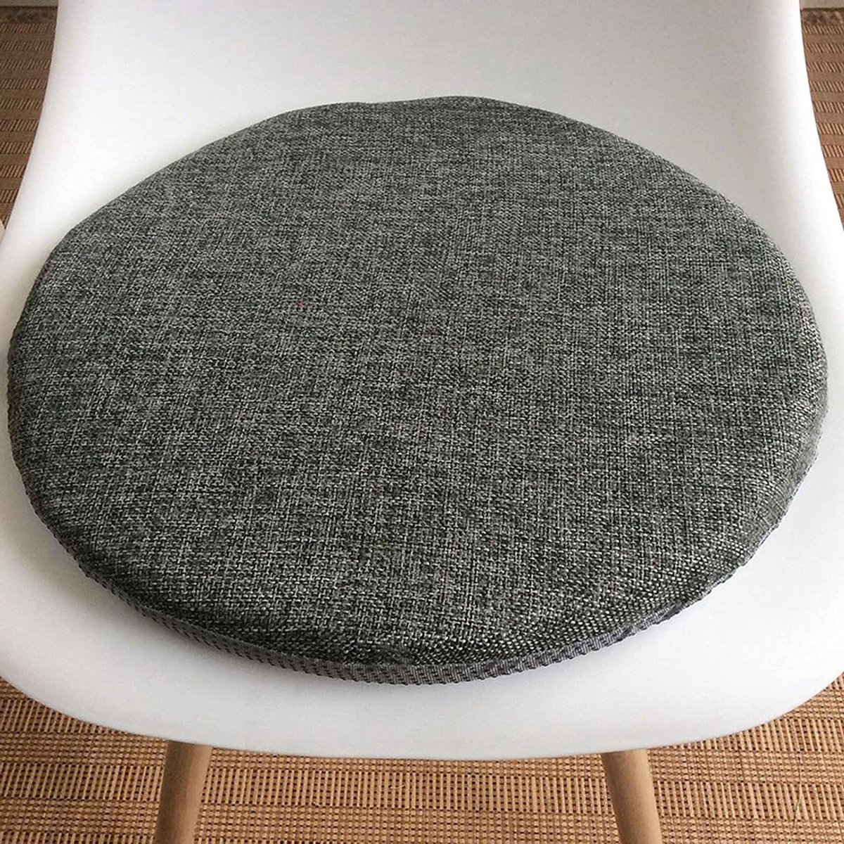 Rond Zitkussen - Stoelkussen Tuinkussen - Comfortabel Zitten - Hoge Dichtheid Spons - 45x4