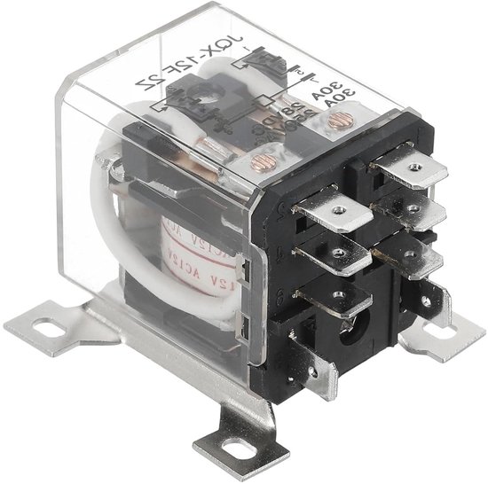 Electromagnetisch relais AC220 V, 30 A, hoog vermogen, DPDT 2NO 2NC, 8 aansluitingen, DIN-rail montage, betrouwbare schakeling — afbeelding 5