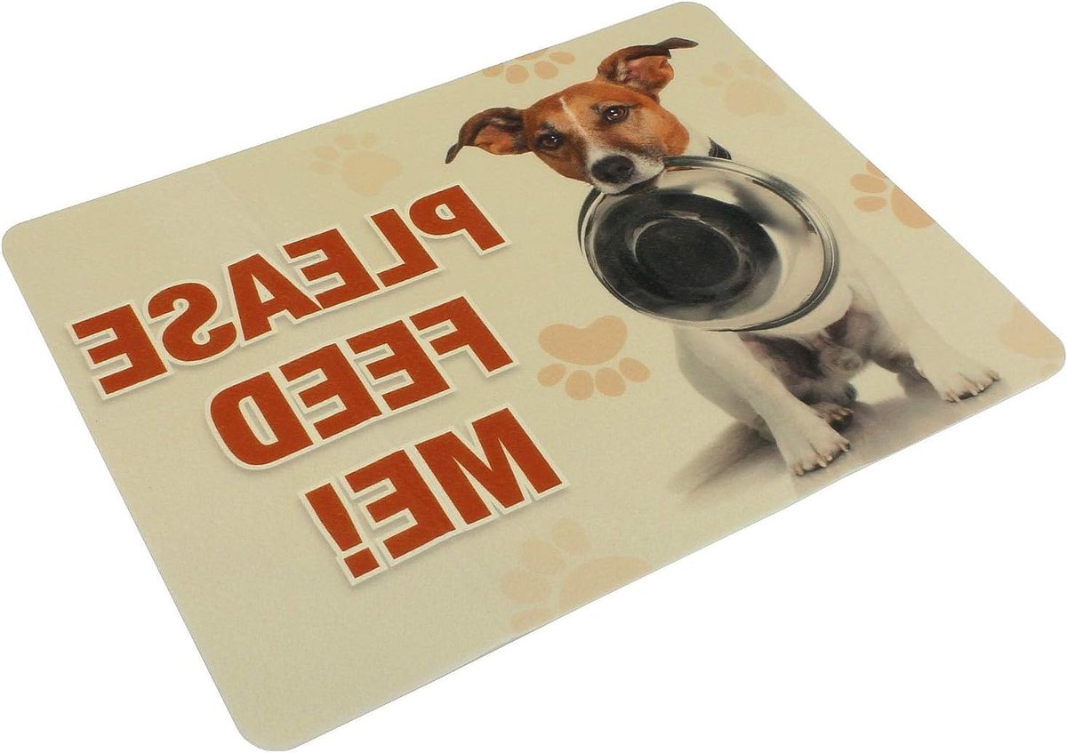 Napkin Pad Diverse Motieven 50 x 39 cm Antislip Mat voor Huisdieren - Fressnap Mat, Waterdicht en Duurzaam, Ideaal voor Voeding en Spelen