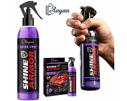 3-in-1 Keramische Spray Wax Coating voor Auto – Hydrofobe Lakbescherming en Hoogglans Autowax 230ml – Krasherstel & UV Bescherming – autowax coating – lakbescherming auto – auto polish – krasverwijderaar auto – 40134