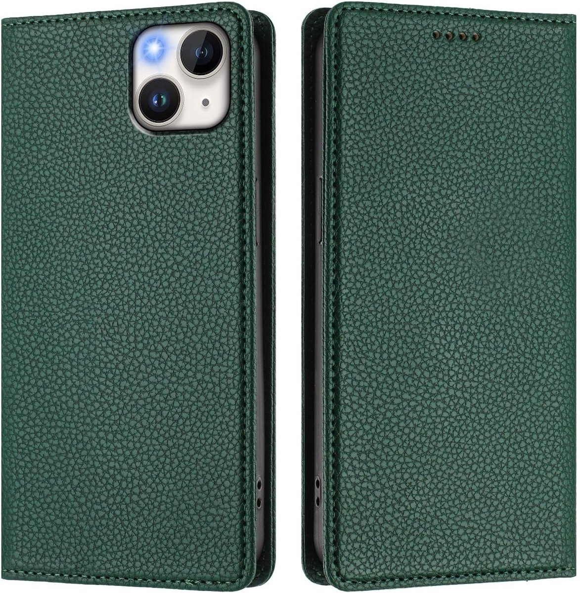 Stijlvolle Wallet Case voor Apple iPhone 14 Plus met RFID Bescherming, Schokbestendig en Kaartsleuf