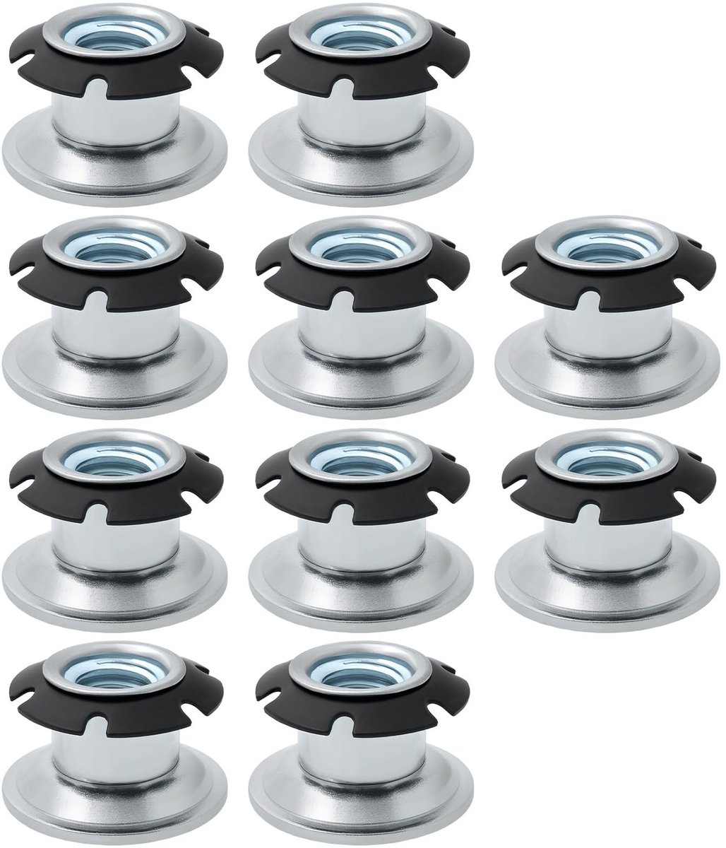 Cosensi - Set van 10 Metalen Schroefdraad Inserts voor Ronde Buizen