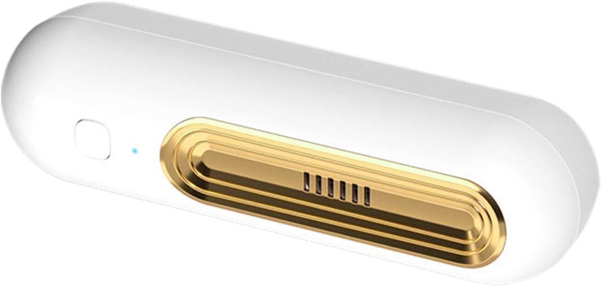 Luchtverfrisser Koelkast - Geurverwijderaar Keuken - Frisse Opslag - Oplaadbare Batterij - 14.5 cm - Zilver