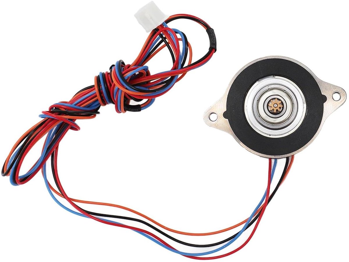 Extruder Motor - Pancake Motor - 3D Printen - 100mn.m Koppel - 36mm Diameter - Zwart