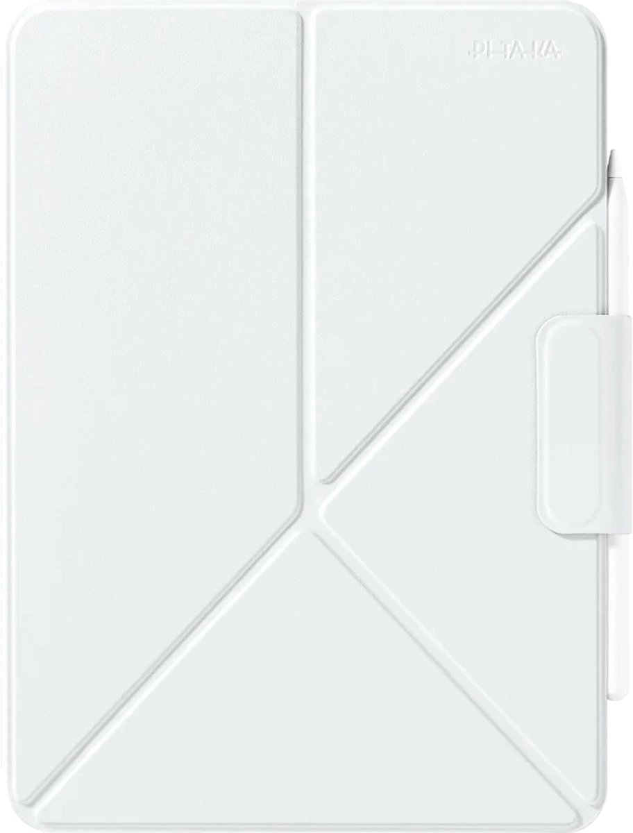 Pitaka MagEZ Folio hoesje 2 iPad (10th gen/A16) – Ultralicht en ultradun ontwerp – Magnetische Apple Pencil houder – Premium PU-leer voor uitstekende bescherming - Blauw