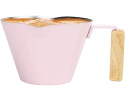 Koffiekop | 100ml Dubbele Tuit Cappuccino Mok met Maatverdeling - Melk Beker Met Handgreep,Voor Café, Melk, Warme Chocolademelk, Thuis Bereiden Van Koffie, Latte, En Cappuccino