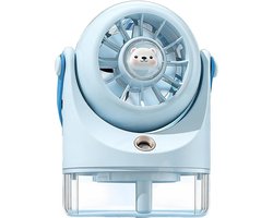 Mistventilator - Persoonlijke ventilator - Overal verkoeling - Stille werking - 12.9 x 7.2 x 12.9…