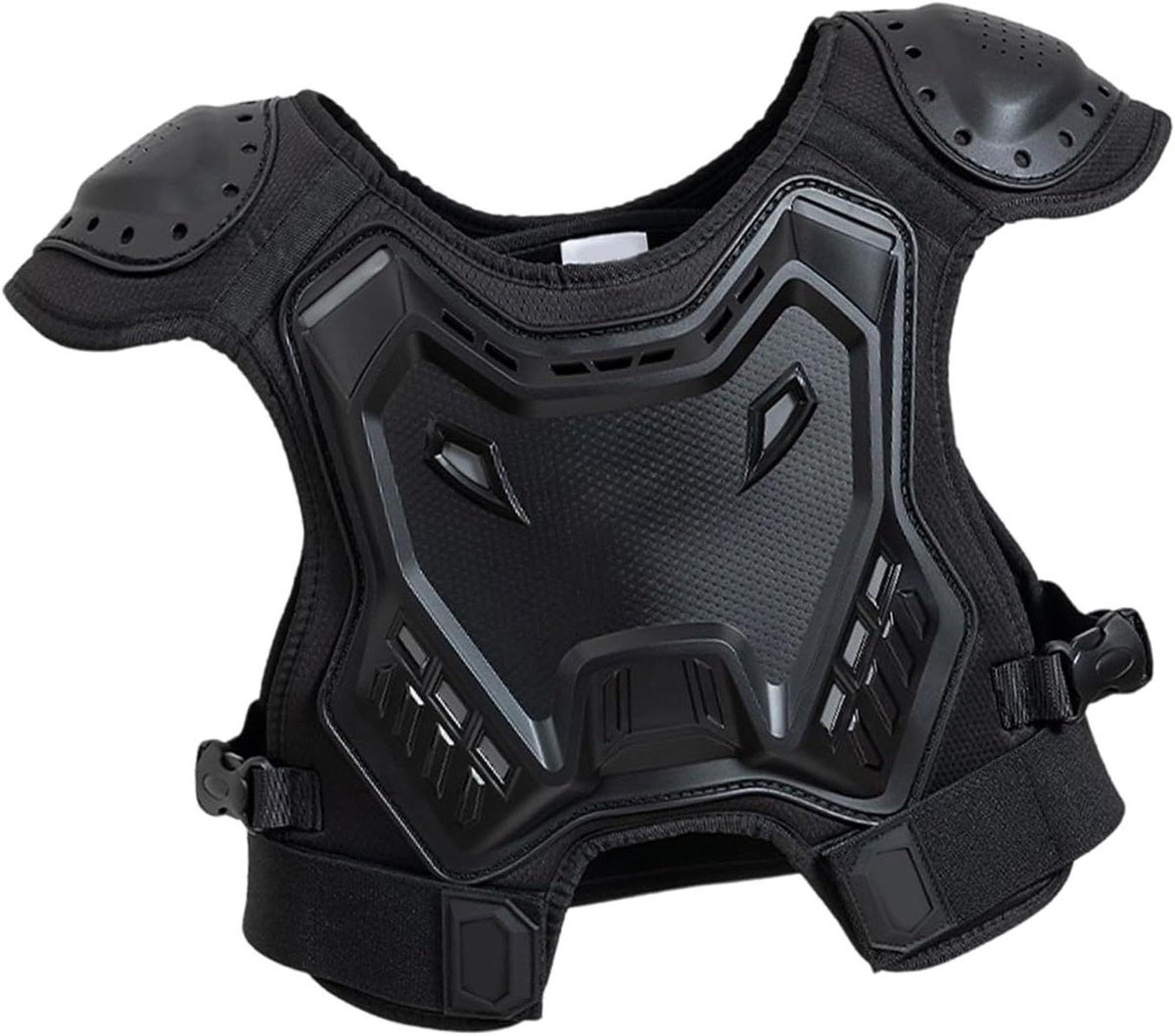 Kinder Beschermingsuitrusting - Borstprotectie Vest - Sport Activiteiten - Meegroeiend Ontwerp - 30 cm - Zwart