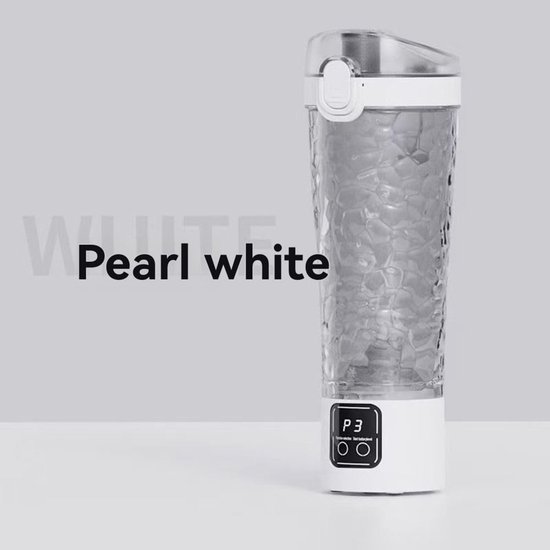 Draagbare Blenderbeker - Mixer Cup - Gezonde Drankjes Maken - USB Oplaadbaar - 700ml Capaciteit - Wit — afbeelding 4