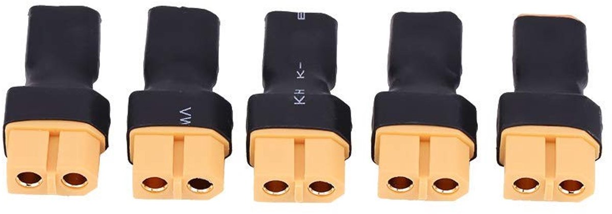 Dailygoods - XT30 naar XT60 Adapterset voor Drone Batterijen