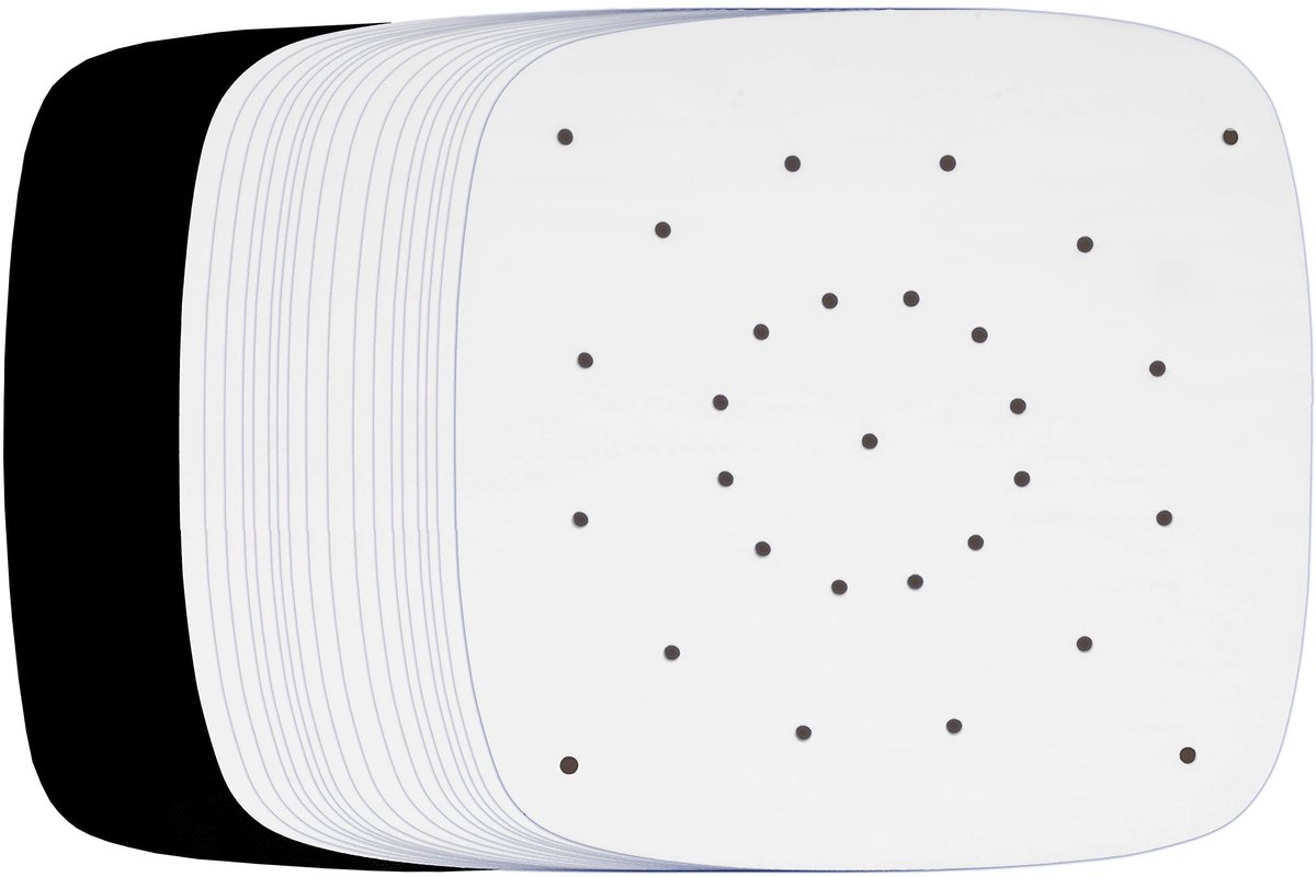 Dailygoods - 10 Stuks Olie-absorberend Bakpapier voor Air Fryer