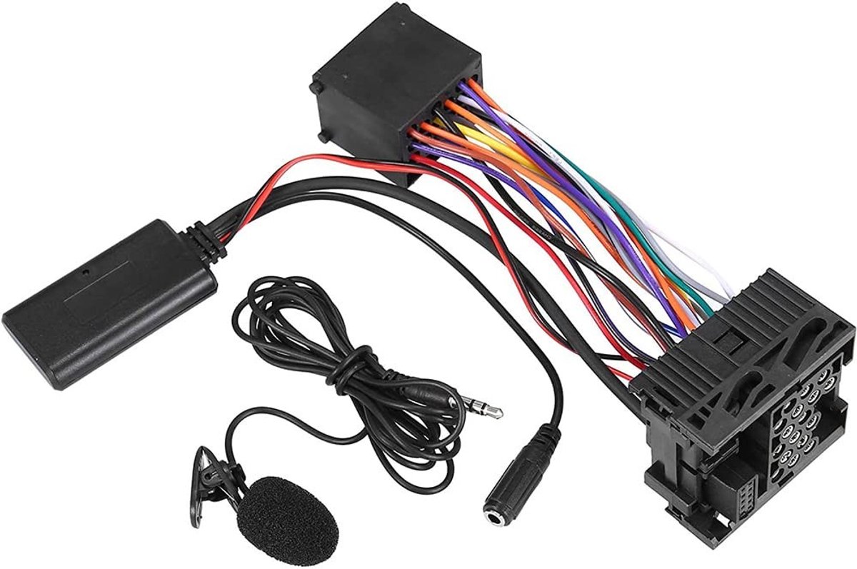 Dailygoods - Bluetooth Audio AUX Adapter met Microfoon voor Auto's