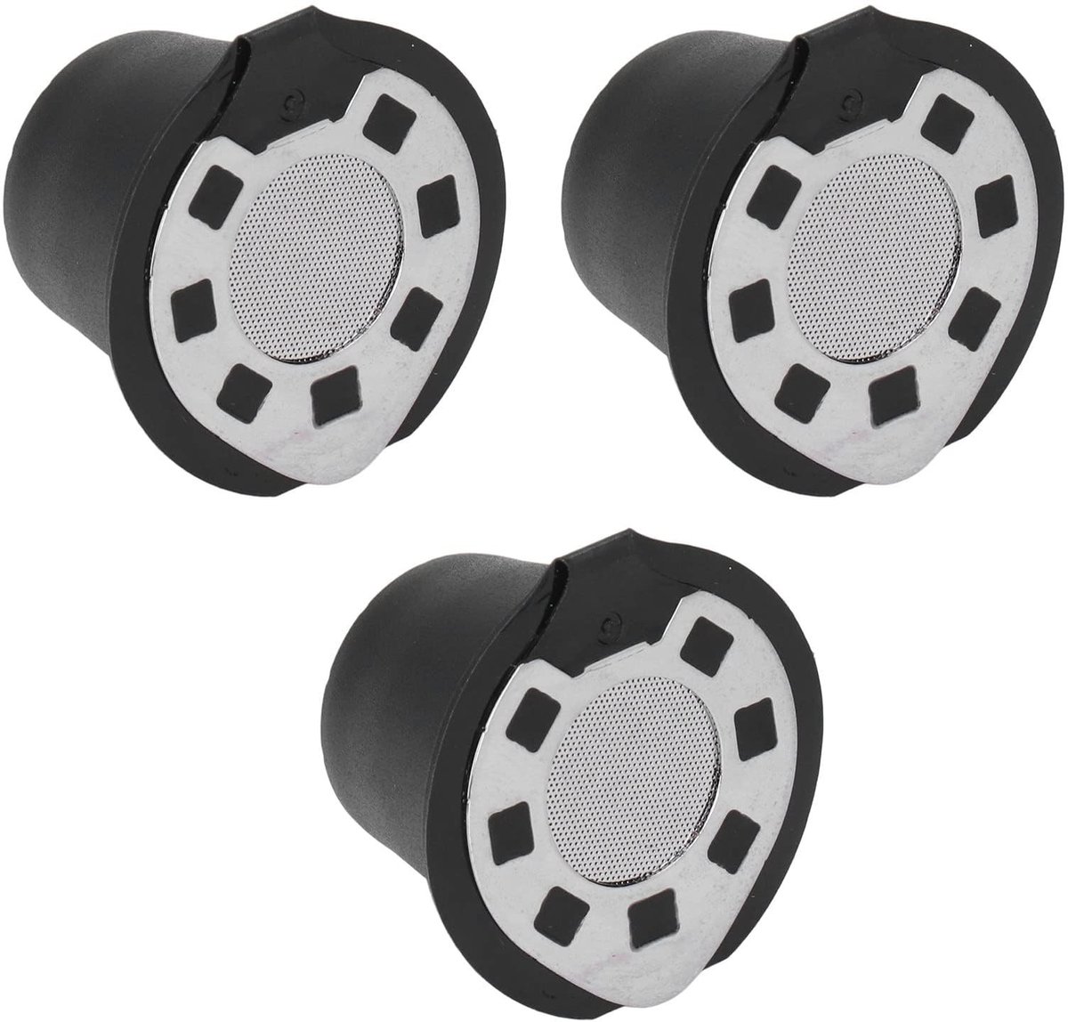 Dailygoods - Hoge Capaciteit Koffiecapsule van Roestvrij Staal met Filter en Accessoires