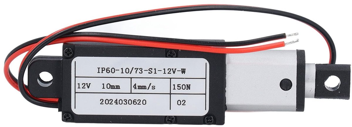Dailygoods - Elektrische Mini-Lineaire Actuator 12V met Eindlimiet Schakelaar