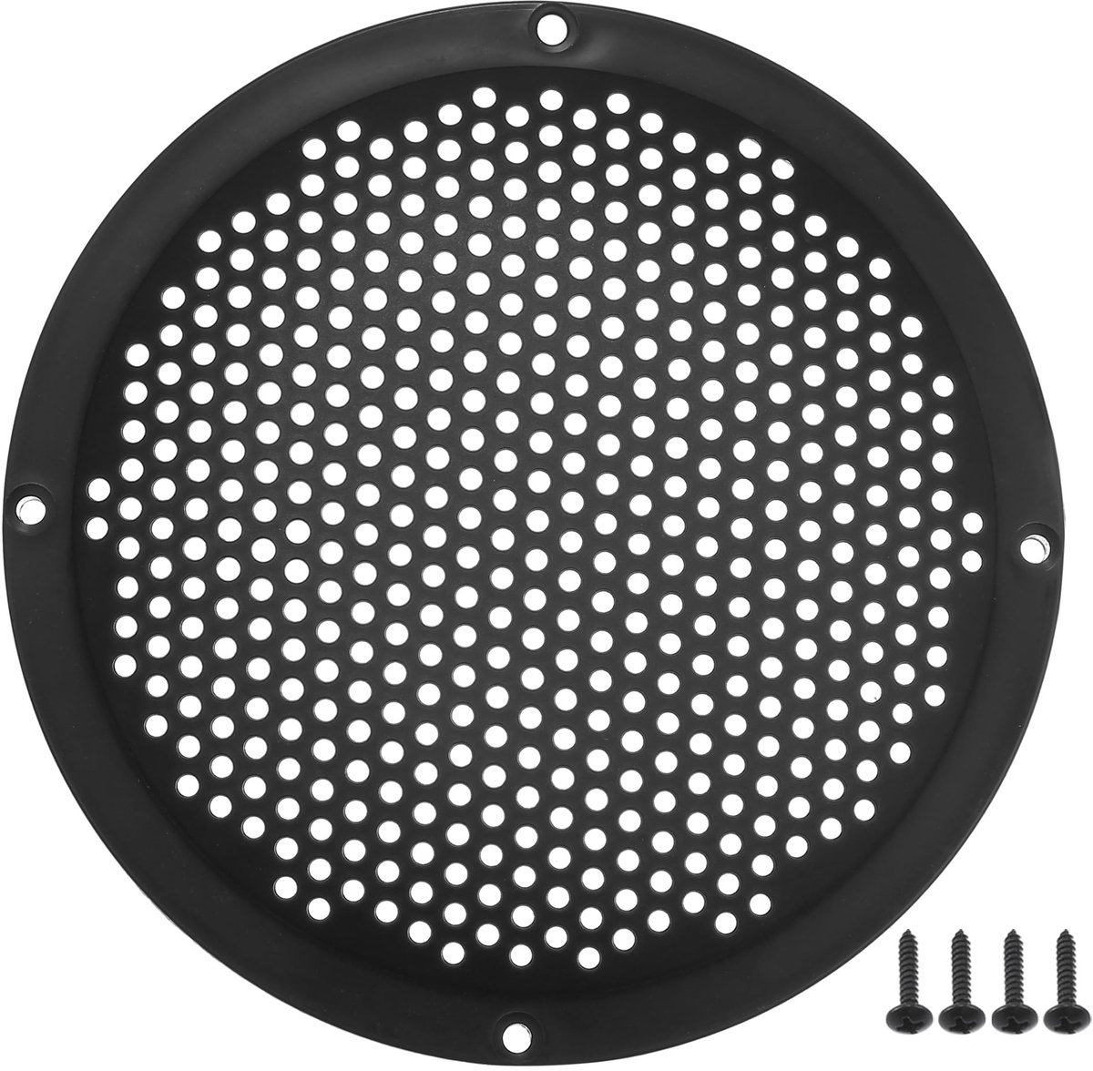 Dailygoods - 6 Inch Speaker Grills Cover met Schroeven Zwart