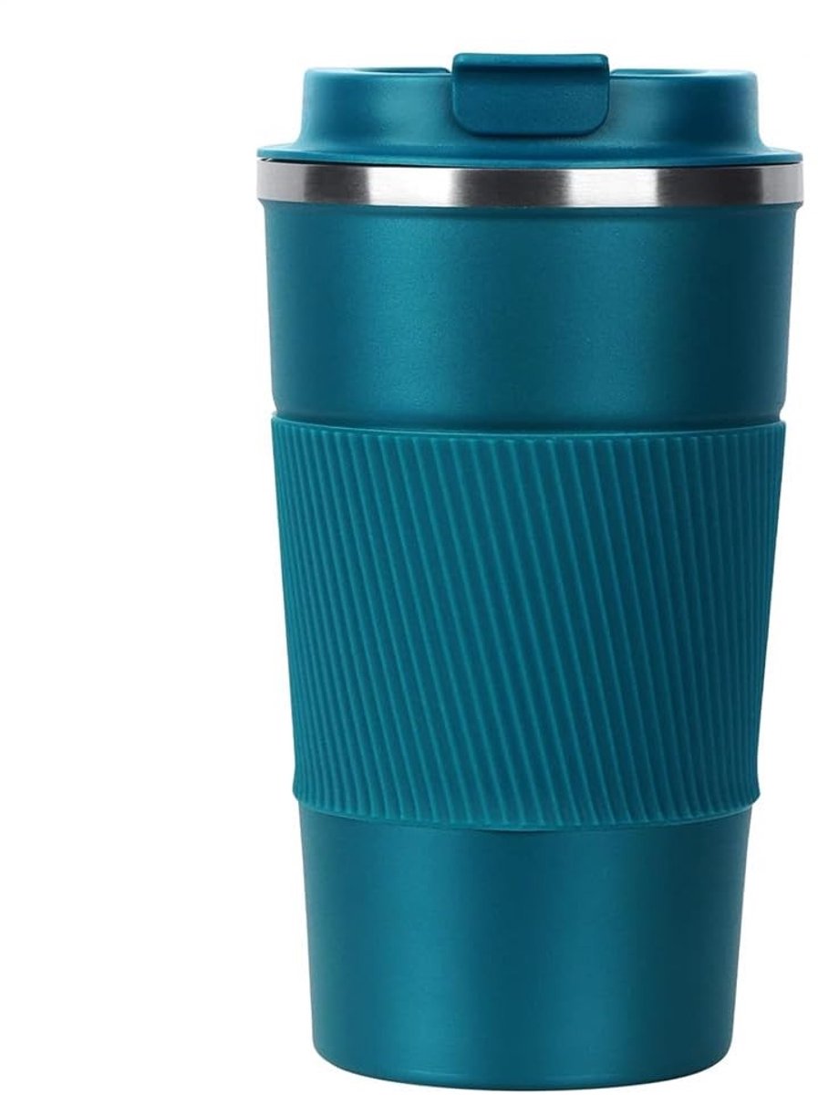 Dailygoods - Roestvrijstalen Thermobeker 380ml met Lekvrij Deksel